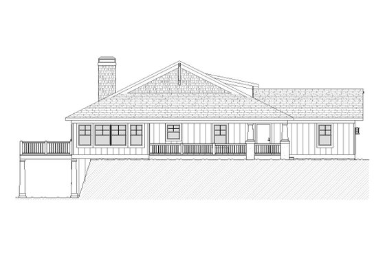 Exterior - Other Elevation 1 for Craftsman House Plan #901-37 - 3 bed, 2.5 bath