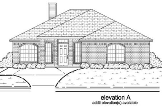 Exterior - Other Elevation for Traditional House Plan #84-328 - 4 bed, 2 bath
