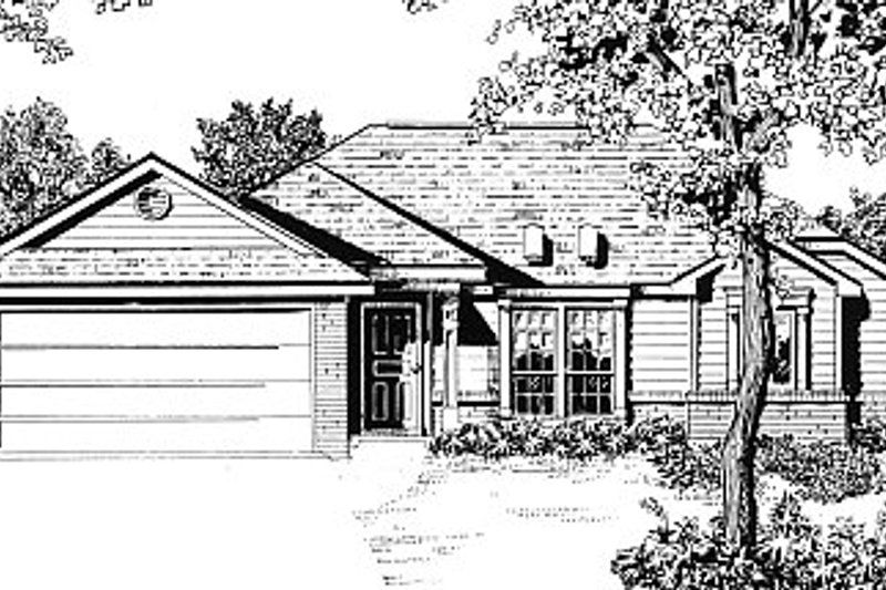 House Design - Traditional Exterior - Front Elevation Plan #14-141