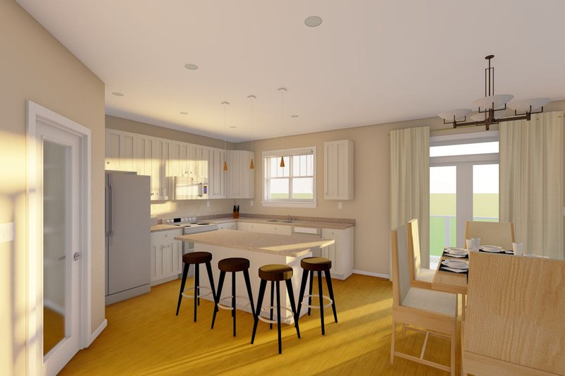 Dream House Plan - Interior - Kitchen for Farmhouse House Plan #126-241 - 4 bed, 3 bath
