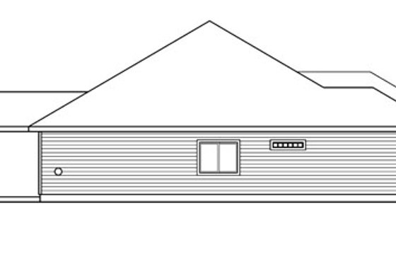 Exterior - Other Elevation for Ranch House Plan #124-672 - 3 bed, 2 bath