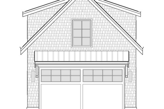 Exterior - Front Elevation 3 for Farmhouse House Plan #1114-30 - 1 bed, 1 bath