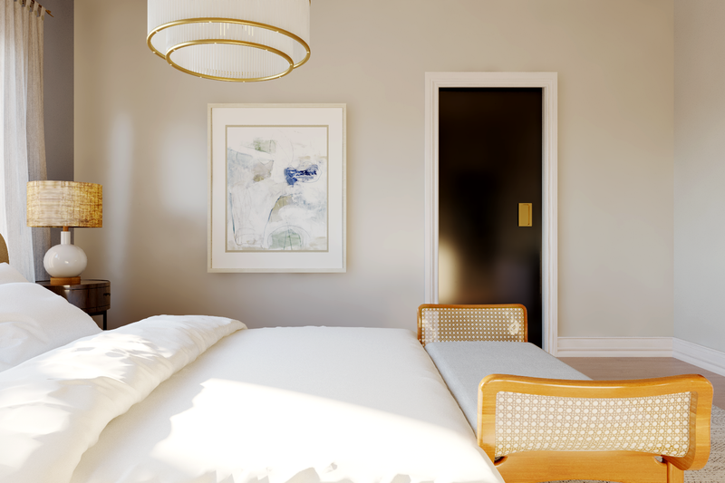 Architectural House Design - Interior - Master Bedroom for Barndominium House Plan #1064-439 - 3 bed, 2 bath
