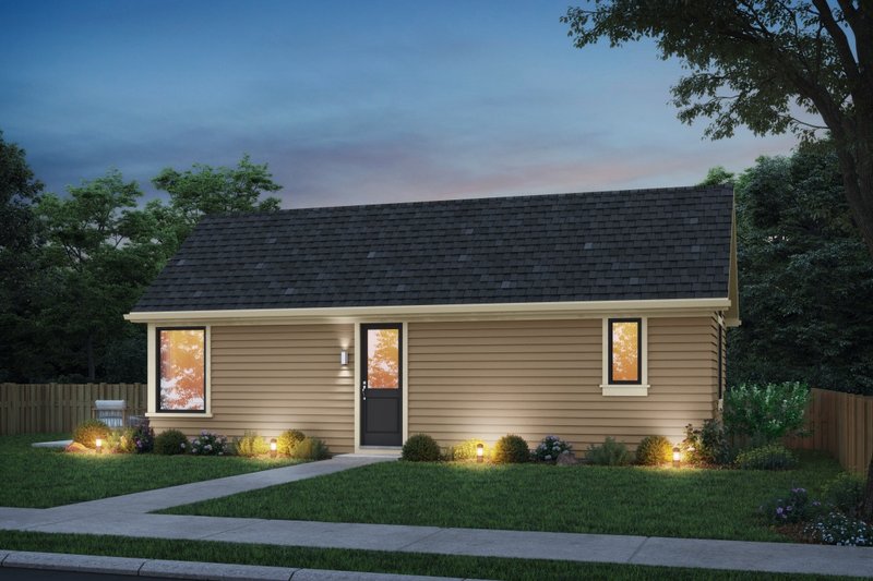 Architectural House Design - Exterior - Other Elevation for Cottage House Plan #48-1179 - 1 bed, 1 bath
