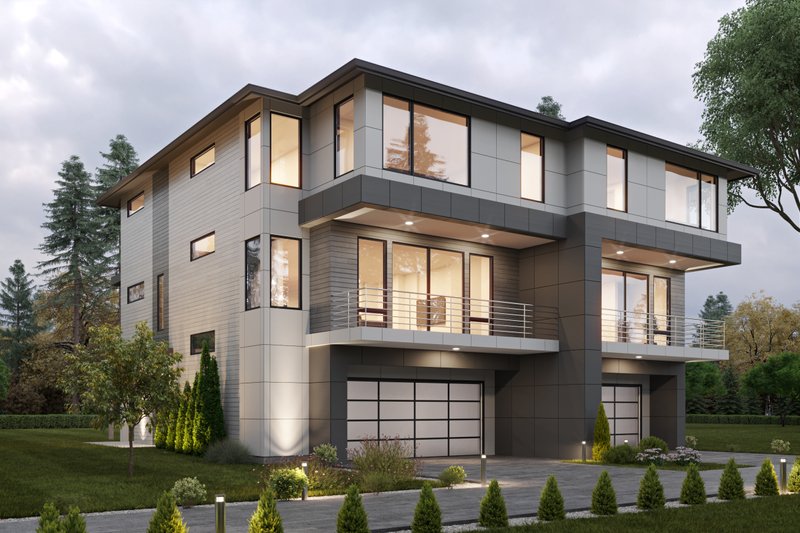 Dream House Plan - Exterior - Other Elevation 1 for Contemporary House Plan #1066-238 - 8 bed, 6.5 bath