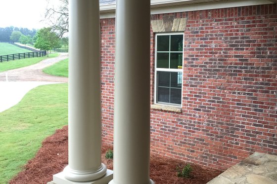 Exterior - Covered Porch for European House Plan #437-63 - 3 bed, 2 bath