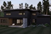 Modern Style House Plan - 4 Beds 3.5 Baths 3464 Sq/Ft Plan #455-691 Exterior 