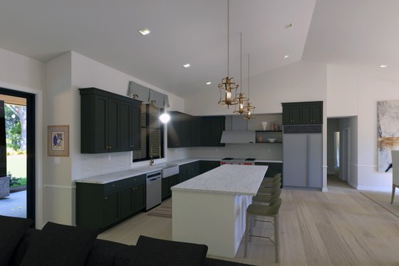 Interior - Kitchen for Cottage House Plan #1111-2 - 4 bed, 2.5 bath