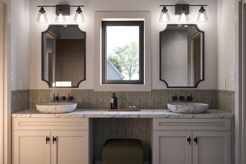 Dream House Plan - Interior - Master Bathroom for Barndominium House Plan #455-595 - 2 bed, 2.5 bath