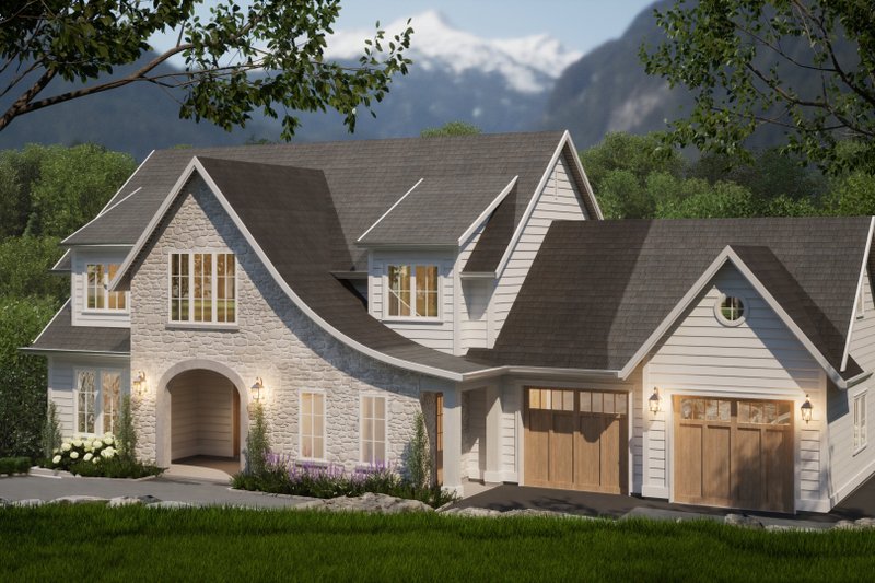 Home Plan - Photo 2 for European House Plan #1086-26 - 3 bed, 2.5 bath