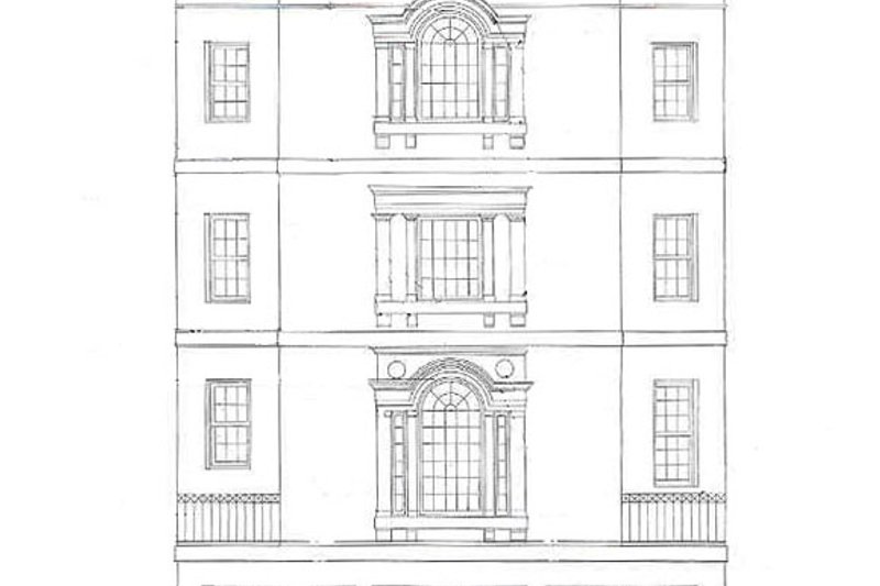 Dream House Plan - Exterior - Rear Elevation for Classical House Plan #119-343 - 4 bed, 3.5 bath