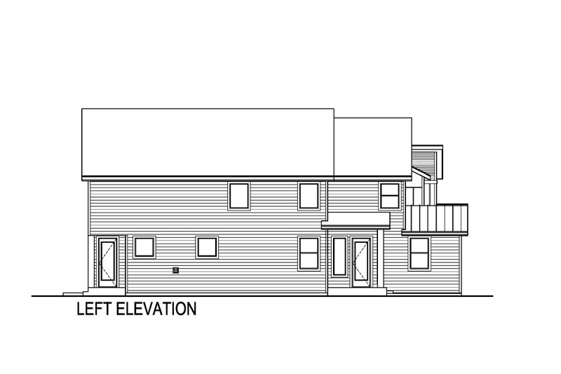 Architectural House Design - Exterior - Other Elevation for Contemporary House Plan #569-81 - 5 bed, 3 bath
