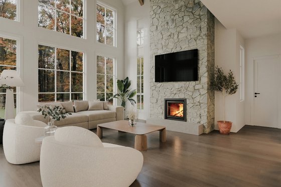Interior - Family Room for Cottage House Plan #23-2904 - 3 bed, 1.5 bath