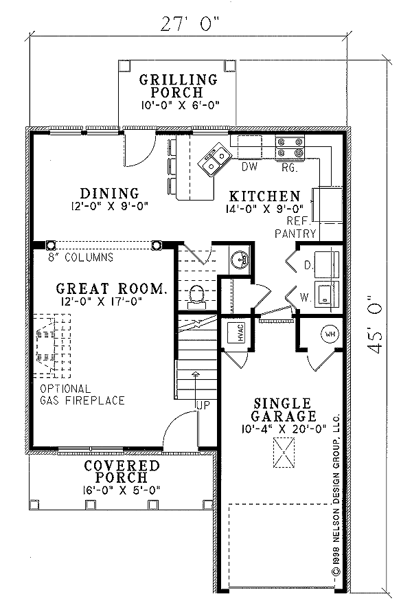 Country Floor Plan - Main Floor Plan #17-236