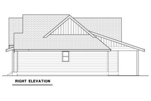 Exterior - Other Elevation for Craftsman House Plan #1070-206 - 3 bed, 2 bath
