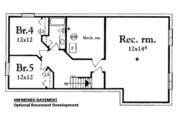 Ranch Style House Plan - 3 Beds 2 Baths 1312 Sq/Ft Plan #409-112 