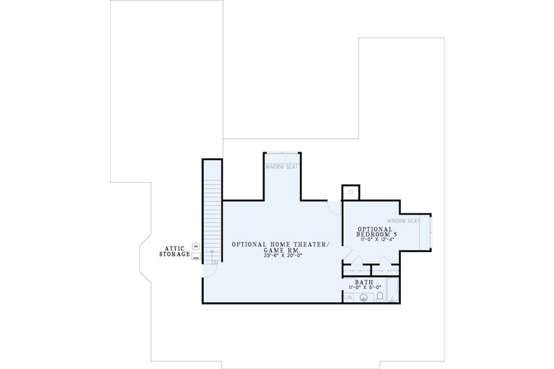 Dream House Plan - Floor Plan - Upper Floor for Colonial House Plan #17-2852 - 4 bed, 3 bath