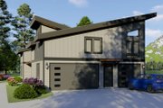 Modern Style House Plan - 3 Beds 3.5 Baths 2985 Sq/Ft Plan #932-612 