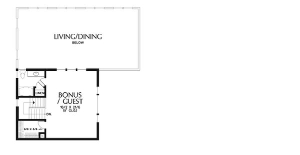 Home Plan - Craftsman Floor Plan - Upper Floor Plan #48-941