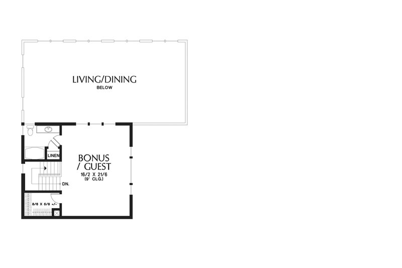 Home Plan - Floor Plan - Upper Floor for Craftsman House Plan #48-941 - 3 bed, 3.5 bath