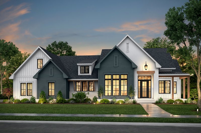House Plan Design - Exterior - Front Elevation 5 for Farmhouse House Plan #430-272 - 3 bed, 2.5 bath