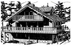 Exterior - Other Elevation for Bungalow House Plan #320-303 - 3 bed, 2 bath