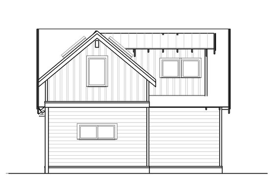 Exterior - Other Elevation 1 for Craftsman House Plan #895-97 - 2 bed, 2 bath