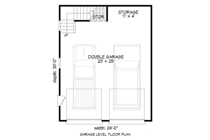 House Plan Design - Floor Plan - Main Floor for Contemporary House Plan #932-100, 0 bath