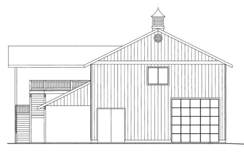 House Blueprint - Country Exterior - Front Elevation Plan #117-662