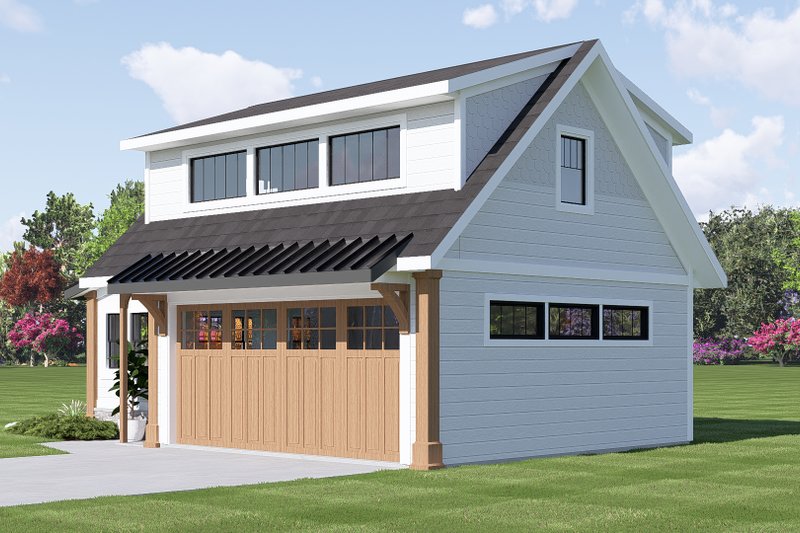 Architectural House Design - Exterior - Other Elevation for Craftsman House Plan #1064-476, 0 bath
