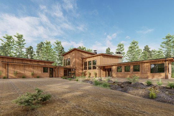 Exterior - Other Elevation 5 for Modern House Plan #1092-59 - 3 bed, 3.5 bath