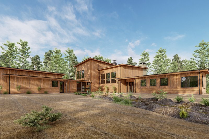 House Design - Exterior - Other Elevation 5 for Modern House Plan #1092-59 - 3 bed, 3.5 bath