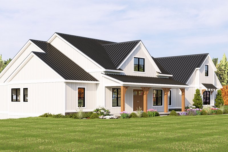 Dream House Plan - Exterior - Other Elevation 1 for Farmhouse House Plan #1064-122 - 3 bed, 2.5 bath