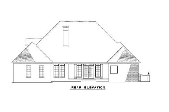 European design with Traditional styling elevation