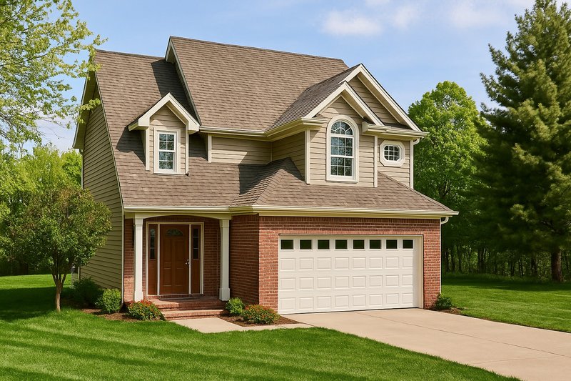 Home Plan - Traditional Exterior - Front Elevation Plan #17-422