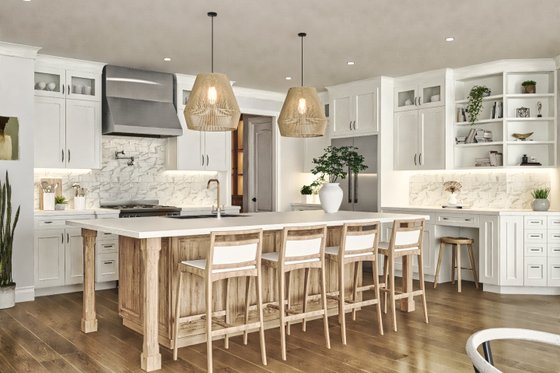 Interior - Kitchen for European House Plan #54-718 - 5 bed, 5.5 bath