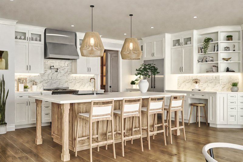 Dream House Plan - Interior - Kitchen for European House Plan #54-718 - 5 bed, 5.5 bath