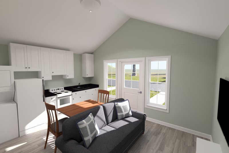 Architectural House Design - Interior - Kitchen for Cottage House Plan #513-2405 - 2 bed, 2 bath