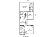 European Style House Plan - 4 Beds 3 Baths 1794 Sq/Ft Plan #329-222 