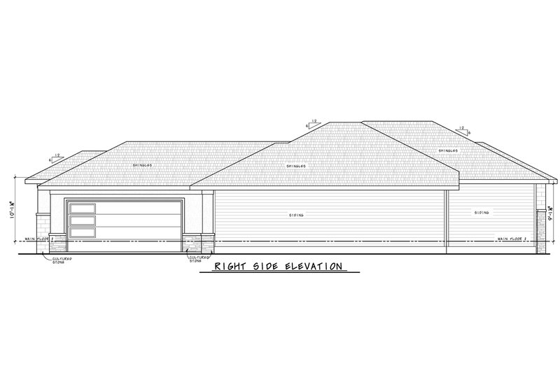 Dream House Plan - Exterior - Other Elevation 2 for Contemporary House Plan #20-2613 - 2 bed, 2 bath