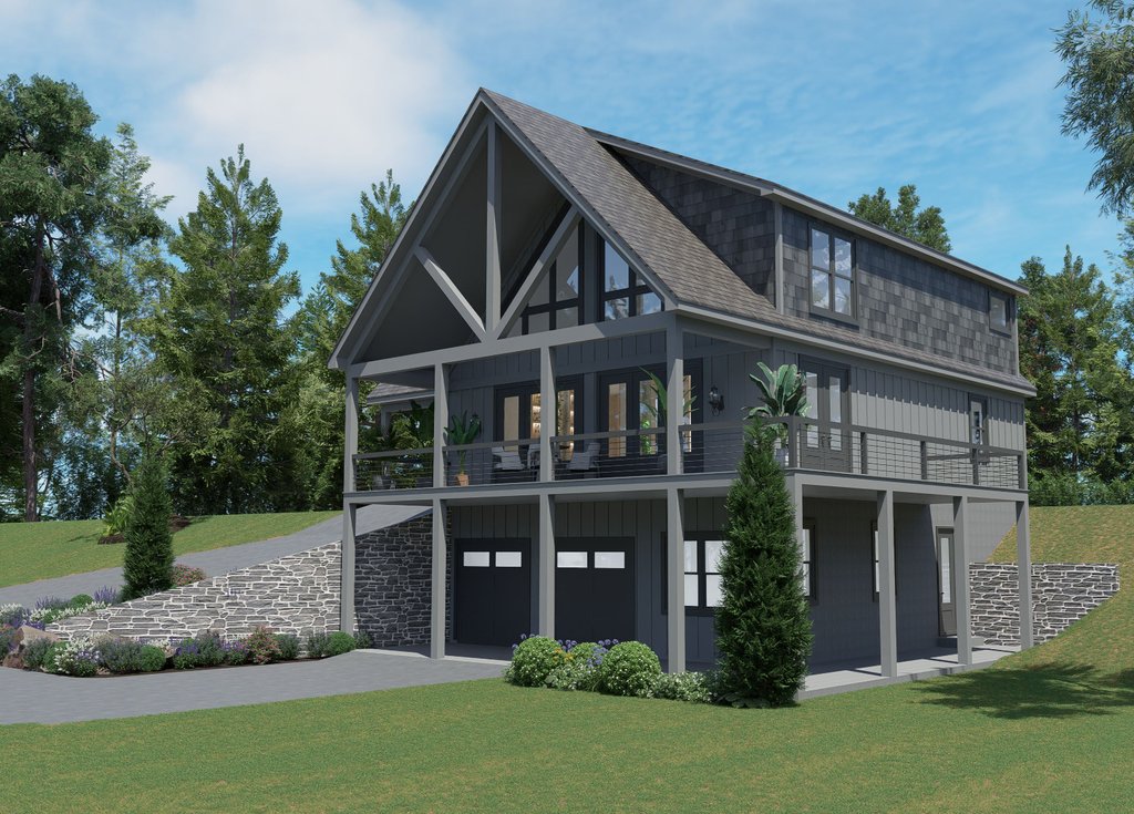 Exterior - Other Elevation for Country House Plan #932-1445 - 3 bed, 2.5 bath