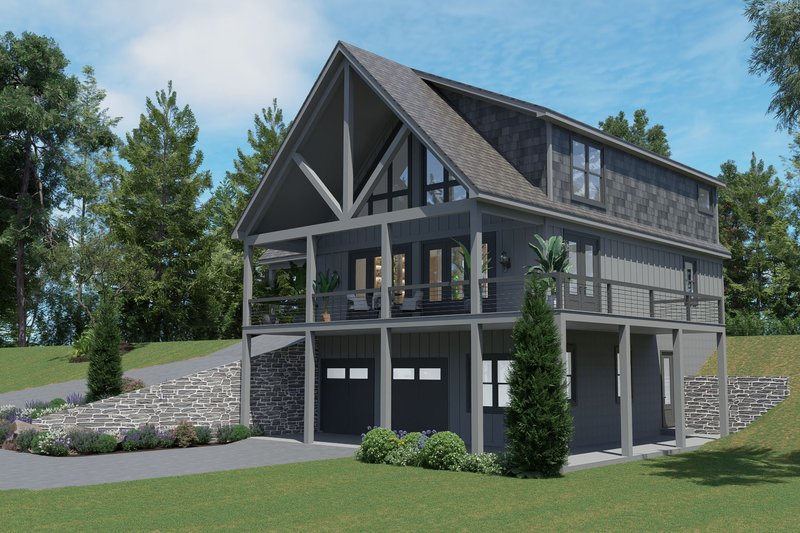 House Blueprint - Exterior - Other Elevation for Country House Plan #932-1445 - 3 bed, 2.5 bath