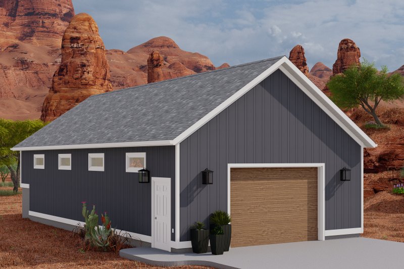 Dream House Plan - Exterior - Other Elevation for Traditional House Plan #1060-113, 0.5 bath
