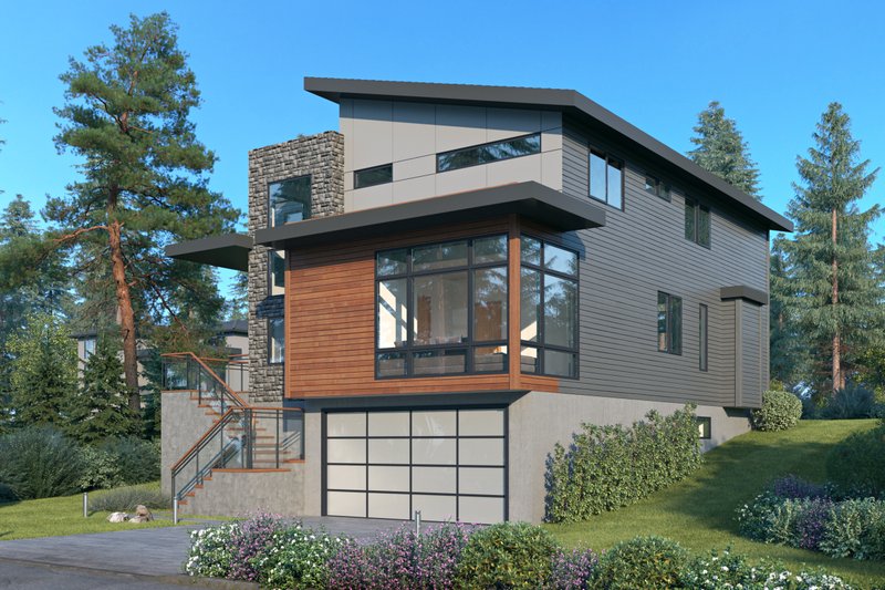 House Blueprint - Exterior - Other Elevation for Contemporary House Plan #1066-183 - 5 bed, 4.5 bath