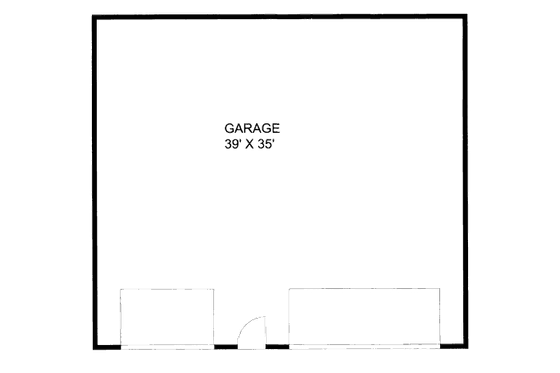 Floor Plan - Main Floor for Traditional House Plan #117-666, 0 bath