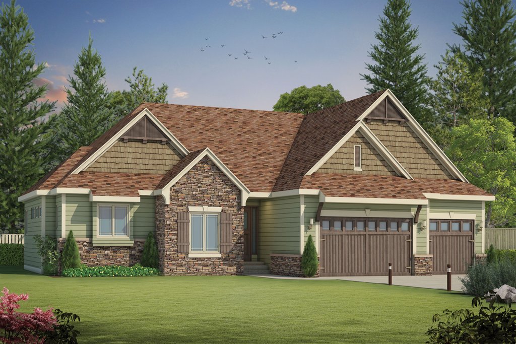Craftsman Style House Plan 3 Beds 2 Baths 2500 Sq Ft 
