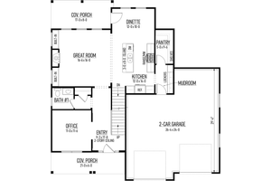 Floor Plan - Other Floor for Farmhouse House Plan #1093-4 - 4 bed, 2.5 bath