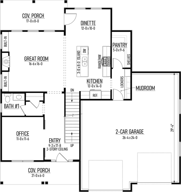 Farmhouse Floor Plan - Other Floor Plan #1093-4