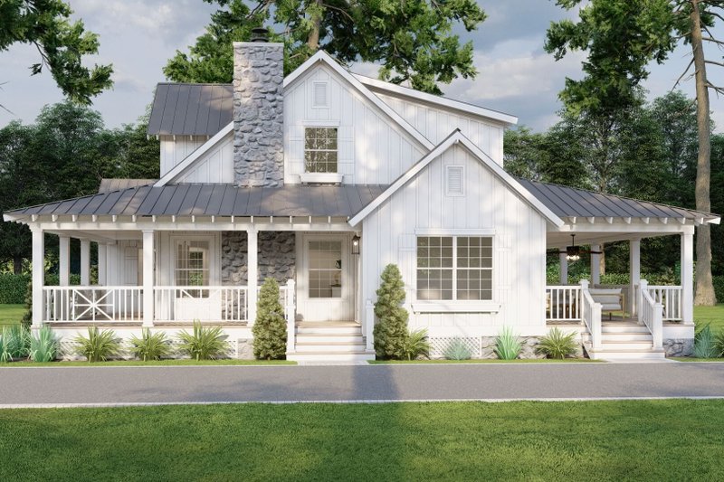 House Design - Exterior - Other Elevation for Country House Plan #923-406 - 3 bed, 2.5 bath