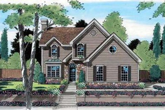 Exterior - Front Elevation for Modern House Plan #312-609 - 3 bed, 2.5 bath